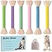 Retro Shaw Cat Toys Chew Ropes with Catnip 6 Pack Safe Teeth Cleaning Kitten Toys for Indoor Cats Kitty Cat Nip Kicker Interactive Pet Toys 61 Inches - Image 3