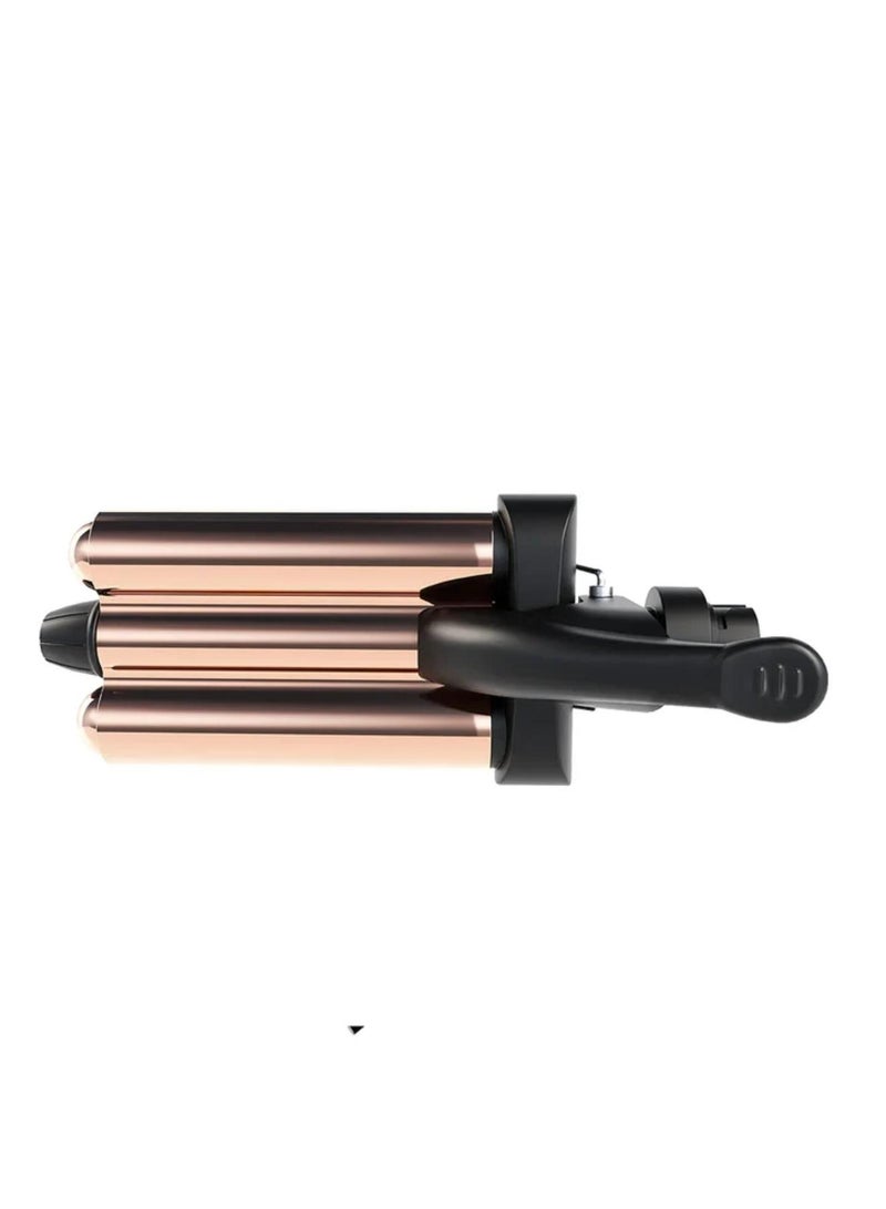 CH&BE 3 in 1 Waver | Titanium Barrels | Versatile Waves | One Tool for Wide, Tight & Beachy Waves | Long-Lasting Styles That Resist Weather & Movement | 3 Lightweight Titanium Barrels for Quick Styling | Negative Ions Reduce Frizz & Add Shine - Image 5