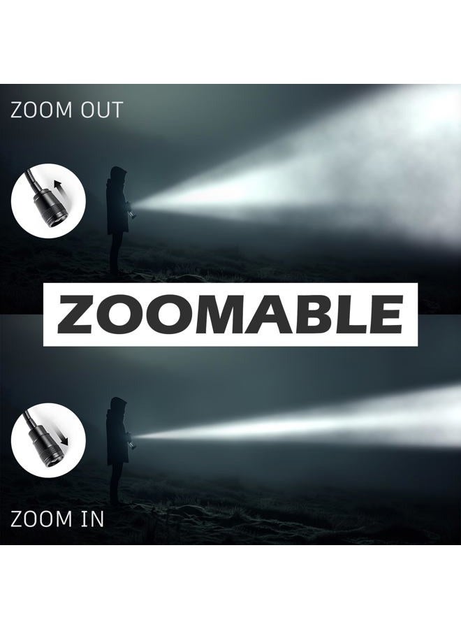 Favorlite LED Work Light, 500 Lumen Flexible Gooseneck Flashlight with Magnetic Base, Adjustable Zoomable Grill Light, Job Site Light for Work Bench, Auto-repairing, Reading, Emergency and BBQ - Image 2