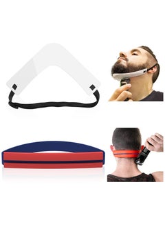 Linkidea Linkidea Beard Shaper Neckline Guide  Trimmer Kit with Stencil for Mens Goatee and Mustache Grooming 