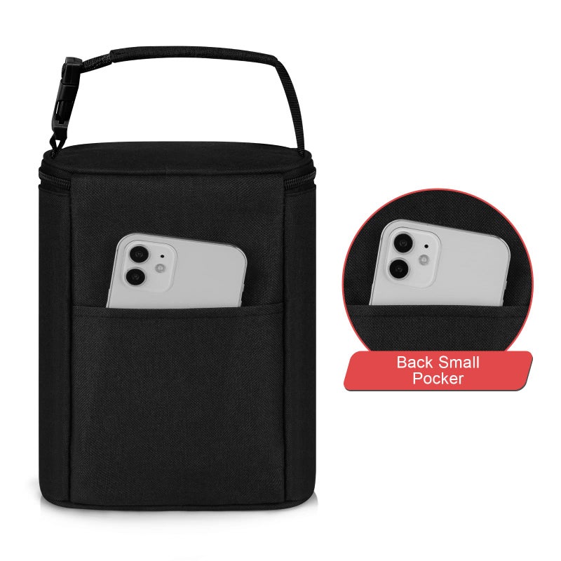 accmor حقيبة تبريد حليب الأم من أكمور، حقائب تبريد زجاجات الأطفال، حقائب عازلة للتنقل، تتسع لـ 4 زجاجات كبيرة سعة 8 أونصات، للأمهات المرضعات والسفر إلى دور الرعاية - Image 5