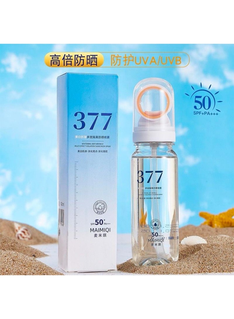 سبراي واقي شمس مايميكي 377 متعدد التأثير SPF 50 PA+++ - Image 1