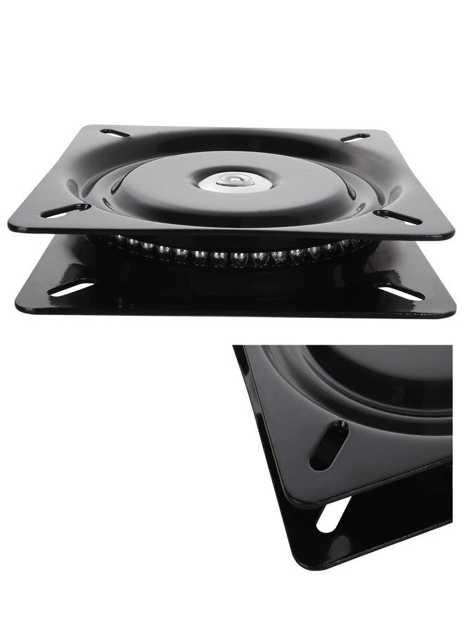 FengWu 2 Pack 7 inch Bar Stool Swivel Plate 360° Swivel Replacement Seat Swivel Base Square Rotating Swivel Plate for Recliner Chair & Bar Stool with 220 Pound Capacity - Image 5