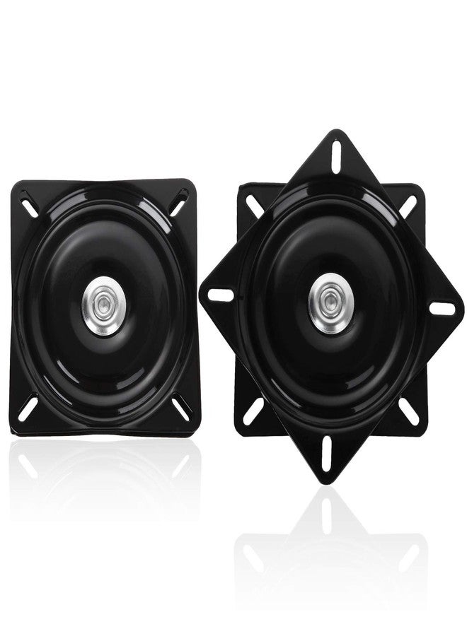 FengWu 2 Pack 7 inch Bar Stool Swivel Plate 360° Swivel Replacement Seat Swivel Base Square Rotating Swivel Plate for Recliner Chair & Bar Stool with 220 Pound Capacity - Image 1