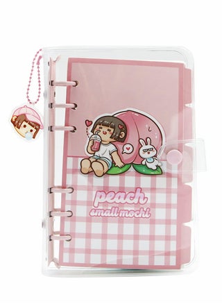 A6 Binder Cover Notebook, Soft PVC Cute Cartoon Refillable 6 Ring Loose Leaf Round Personal Journal with Insert Paper, Pocket, Snap on Closure - pzsku/Z00D92BBC4D2957C688D3Z/45/_/1726185953/706355bb-c9f5-427c-9708-007e9dcc07f1