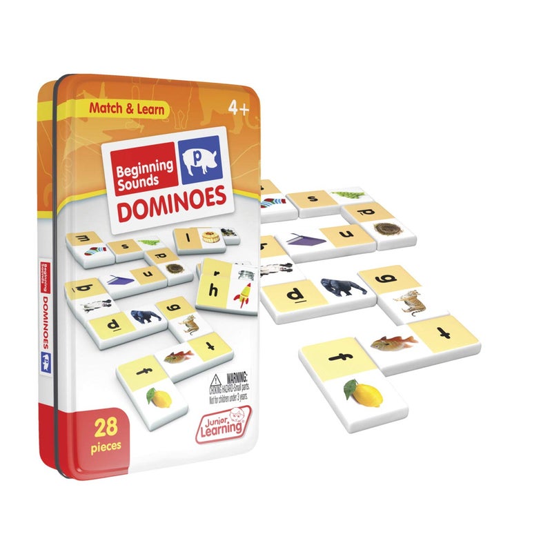 Junior Learning Beginning Sound Dominoes Educational Action Games Multi JL492 for 48 months to 96 months - Image 4