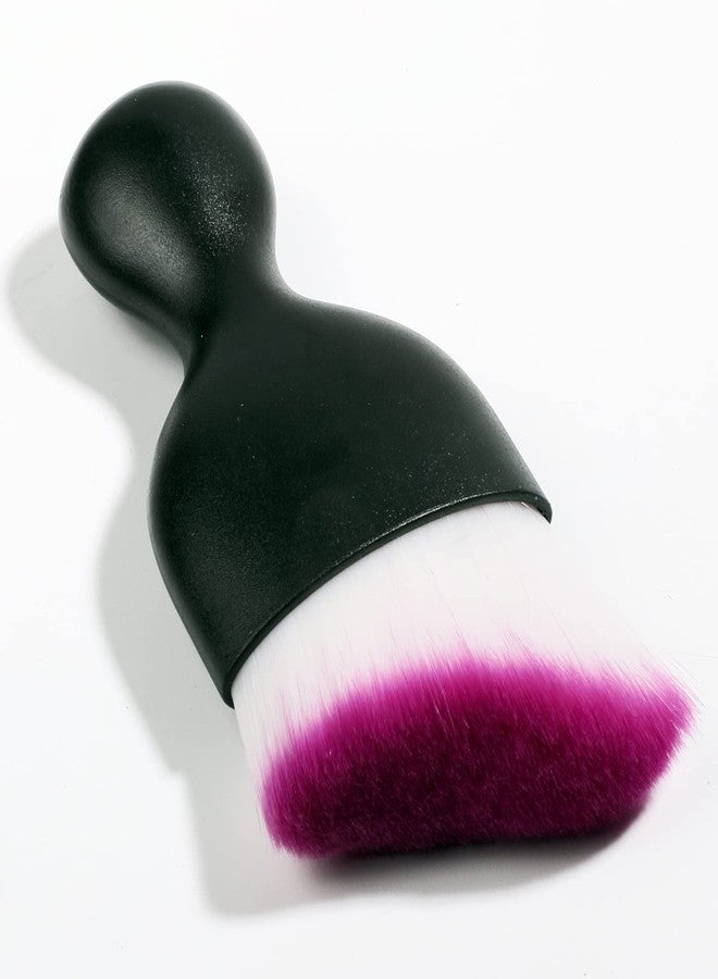 AOCISKA Car Interior Detailing Brush,Soft Bristle Cleaning Brush Car Detailing Brush Dusting Brush,Car Interior Cleaning Tool,Auto Detail Brush Car Dash Duster Brush (Black&Purple) - Image 1