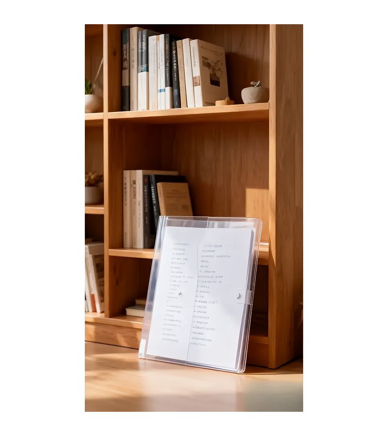 Thickened A4 File Bag Transparent Plastic Buckle Student Exam Storage Holds 100 Papers 19pcs 230mm By 320mm - Image 4