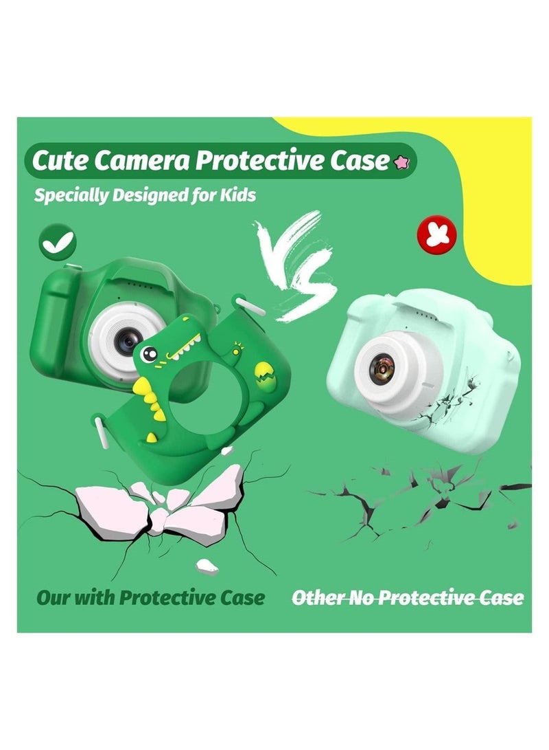 Y&D Camera for Kids Kids Digital Camera 1080P HD Video with 32GB SD Card/2 Inch IPS Screen Selfie Birthday Toy Gifts  - Image 2