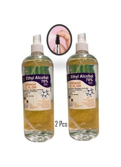 Ethyl Medical Alcohol 70% - City Farm 1 Liter 2 Pack