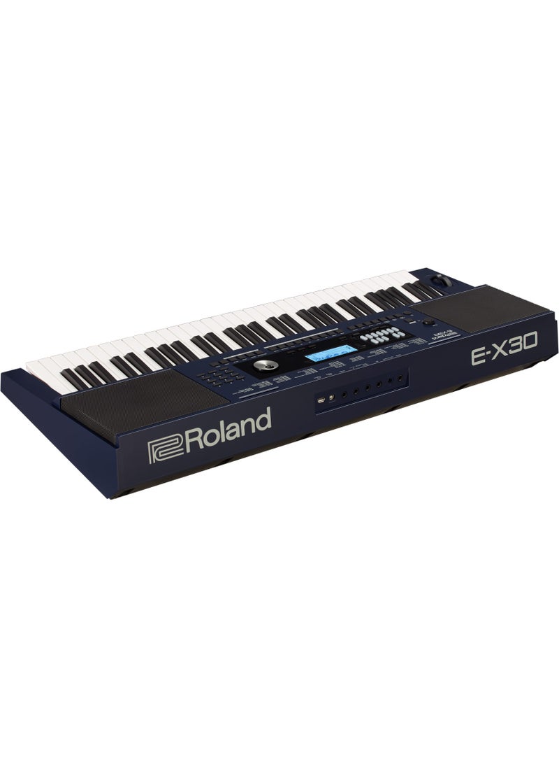 Roland E-X30 61-Key Arranger Keyboard – 256-Voice Polyphony, 433+ Tones, 347 Styles, MP3 Playback, and USB Connectivity  - Image 3