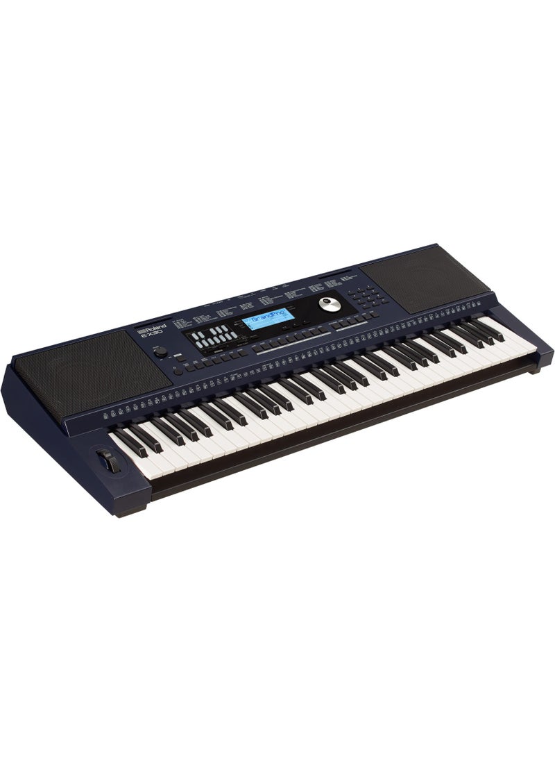 Roland - E-X30 61-Key Arranger Keyboard – 256-Voice Polyphony, 433+ Tones, 347 Styles, MP3 Playback, and USB Connectivity - Image 1
