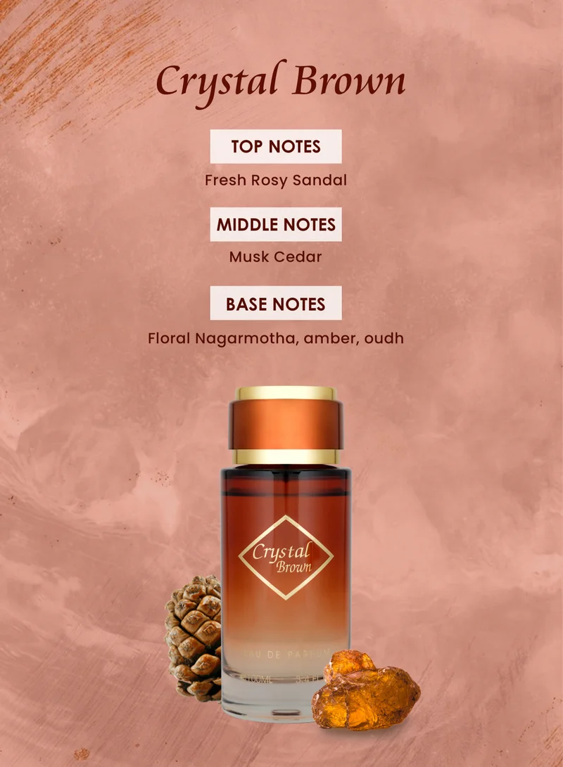 عطور مهابوب عطر كريستال بني 100 مل من محبوب للعطور
