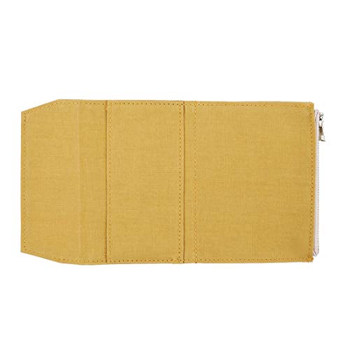 Moterm Zipper Pocket for Travelers Notebook, 1 Insert Pouch Refill for TN Accessories Paper Card Holder Storage Bag (Passport Size,Yellow) - Image 4
