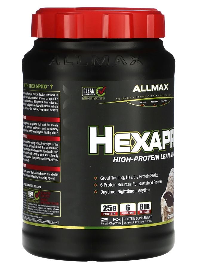 Allmax Hexapro™ High-Protein Lean Meal Cookies & Cream 2 lbs (907 g) - Image 2
