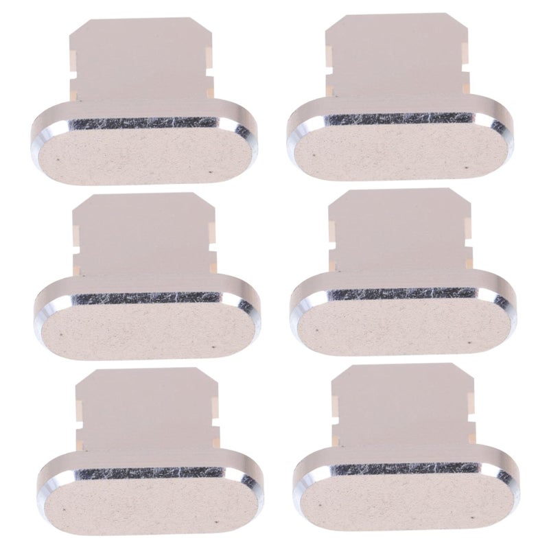 6Pcs Gold Phone Charging Port Headphone Jack Dust Plugs Protectors Prevents Dust Debris - Image 2