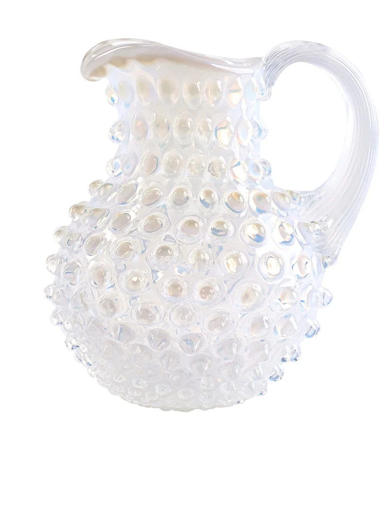 Anna Von Lipa Opaline Hobnail Creamer / Vase