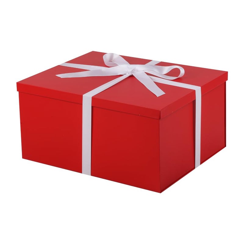 UoeRing 1Pcs Red Extra Large gift box with lids 165138 Inches gift boxes for presentsBirthday Box include Ribbon Paper Shred Filler Gift Card Envelopes - Image 2