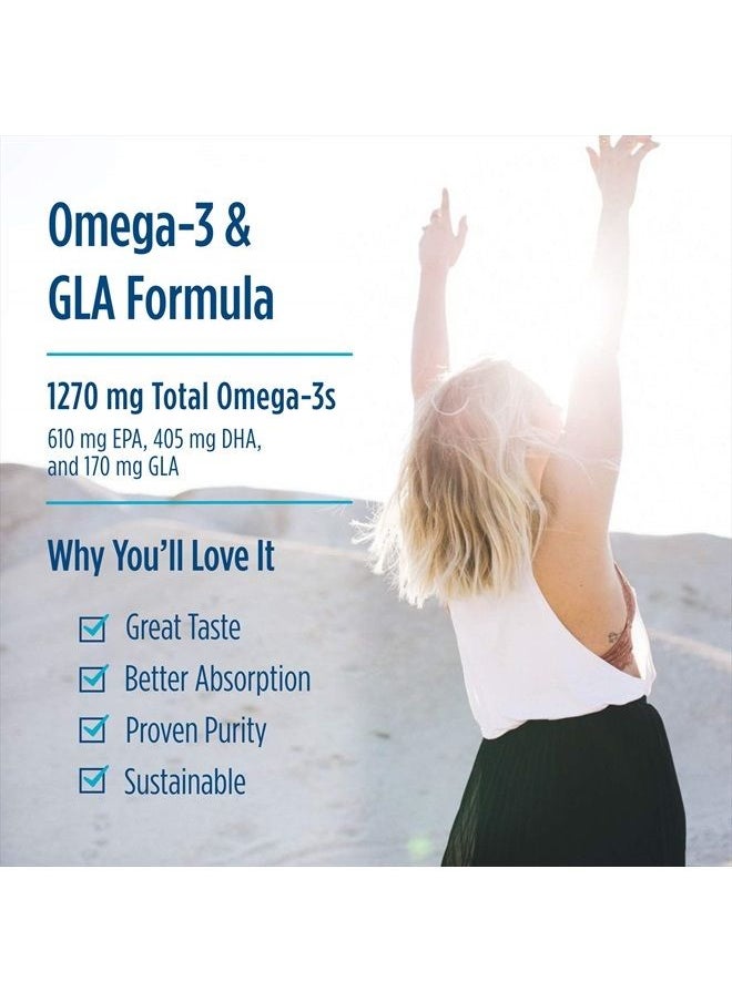 NORDIC NATURALS - ProEFA 3-6-9, Lemon Flavor - 8 oz - 1270 mg Omega-3 - EPA & DHA with Added GLA - Healthy Skin & Joints, Cognition, Positive Mood - Non-GMO - 48 Servings - Image 1