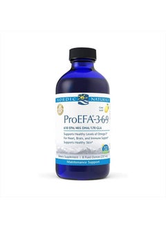 ProEFA 3-6-9, Lemon Flavor - 8 oz - 1270 mg Omega-3 - EPA & DHA with Added GLA - Healthy Skin & Joints, Cognition, Positive Mood - Non-GMO - 48 Servings