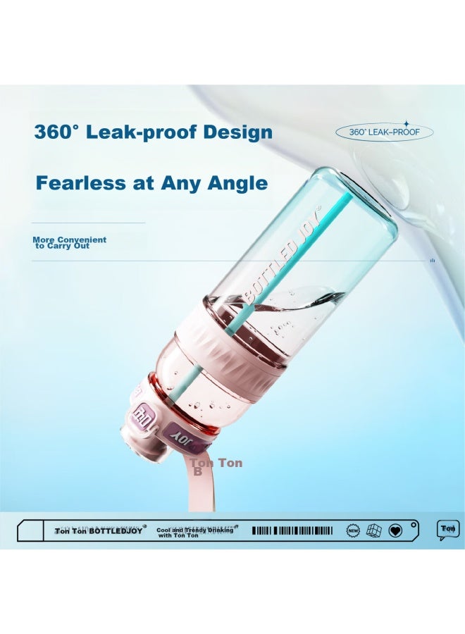 Bottled Joy Large Capacity Water Bottle, Refrigerator Cold Water Jug, Changdianton Plastic Cup, Children'S Portable Water Cup, Changdun Cup - Image 2