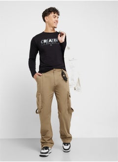 Seventy Five Basics Graphic Long Sleeve T-Shirt  - Image 4