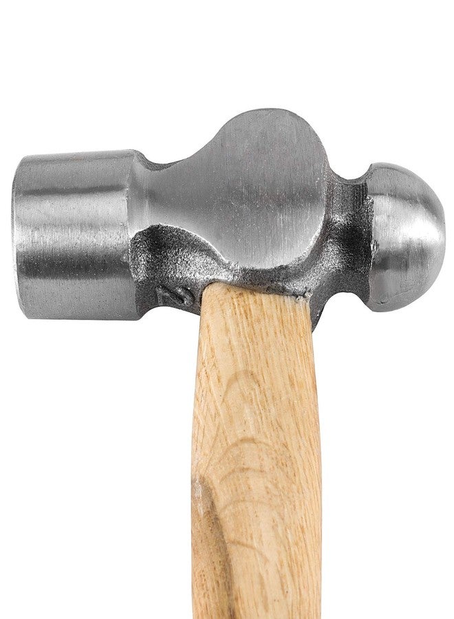 HAKZEON 3 PCS 16 oz 24 oz 32 oz Wood Handle Ball Peen Hammer,Ball Pein Hammer Set with Shock Reduction Effect Grip and Double Striking Heads for Household Workshop Repair Metal Rivet - Image 3