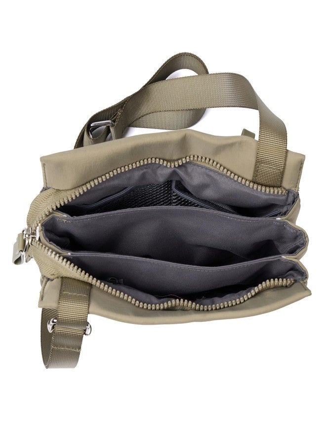 Danskin Riley Crossbody Bag, Green - Image 4