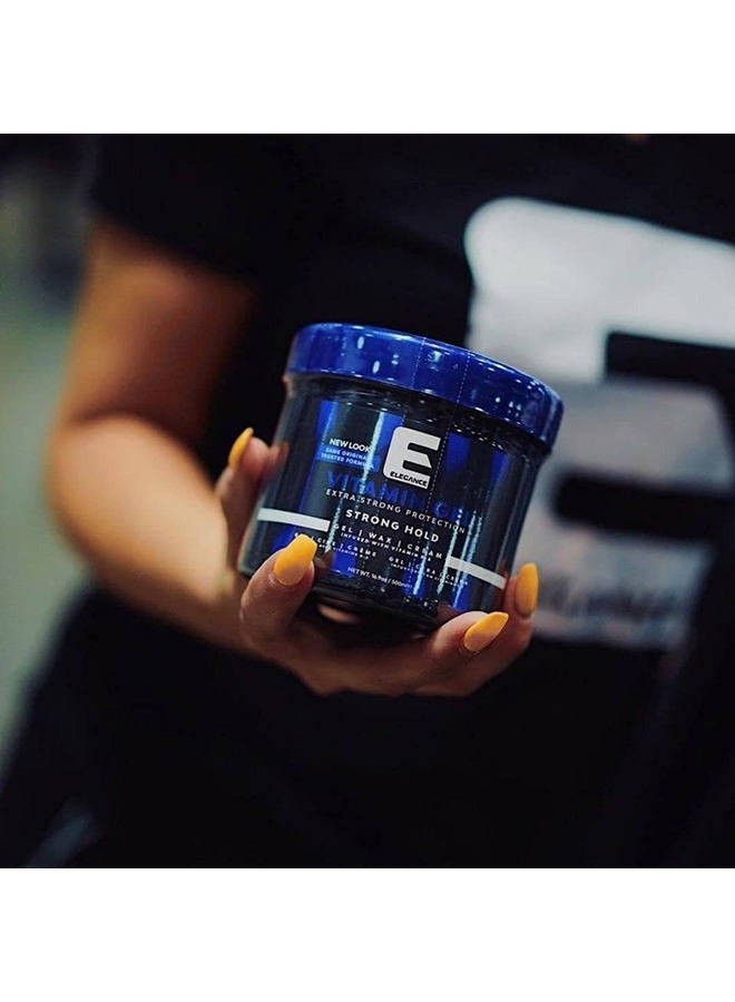 E Elegance جل فيتامين الأناقة، 8.45 أونصة، مدعوم بفيتامين برو-VB-5، جل تثبيت قوي، حماية قصوى للشعر ولمعان طبيعي يدوم طويلاً - Image 3