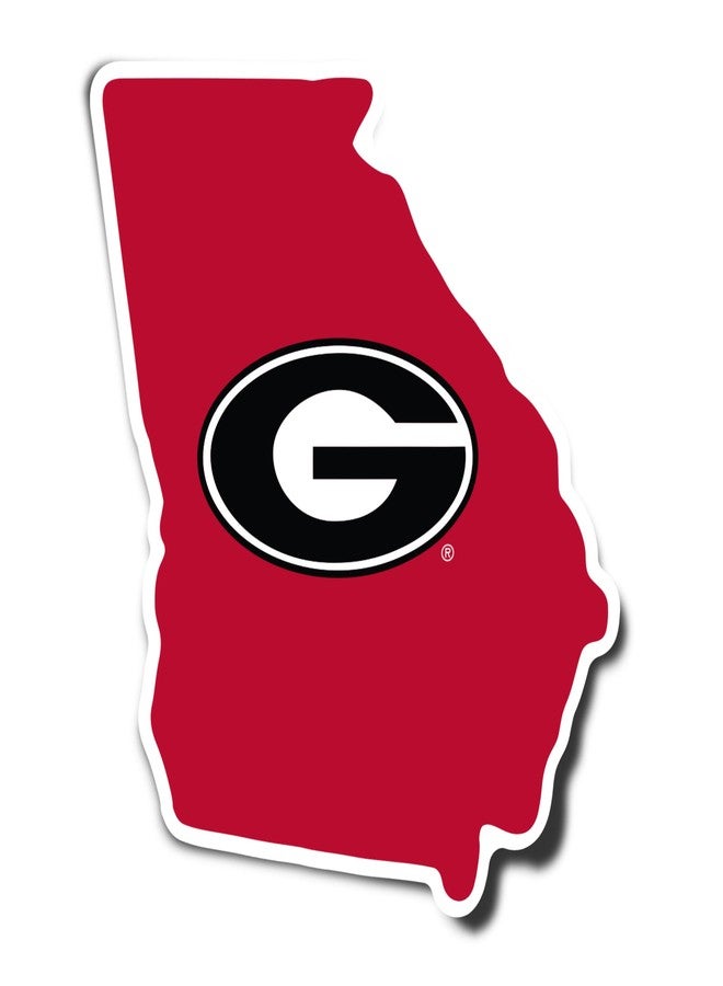 Desert Cactus University of Georgia Sticker Bulldogs UGA Dawgs Vinyl Decal Laptop Water Bottle Car Scrapbook (State Border Sticker) - Image 2