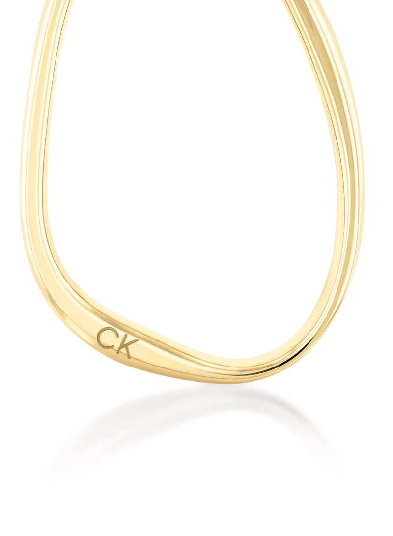 كالفن كلاين Calvin Klein Women's Gold Hoop Earrings - 35000451