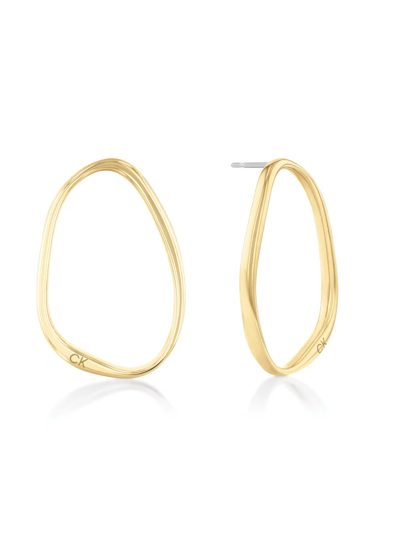 كالفن كلاين Calvin Klein Women's Gold Hoop Earrings - 35000451