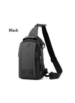 Waterproof Crossbody Bag - Black