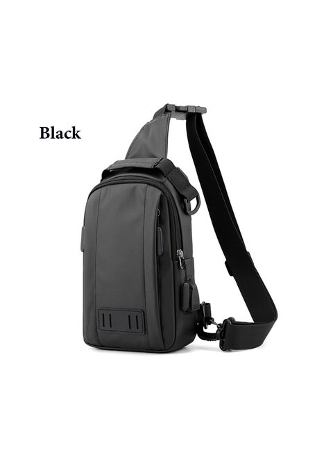 Waterproof Crossbody Bag - Black