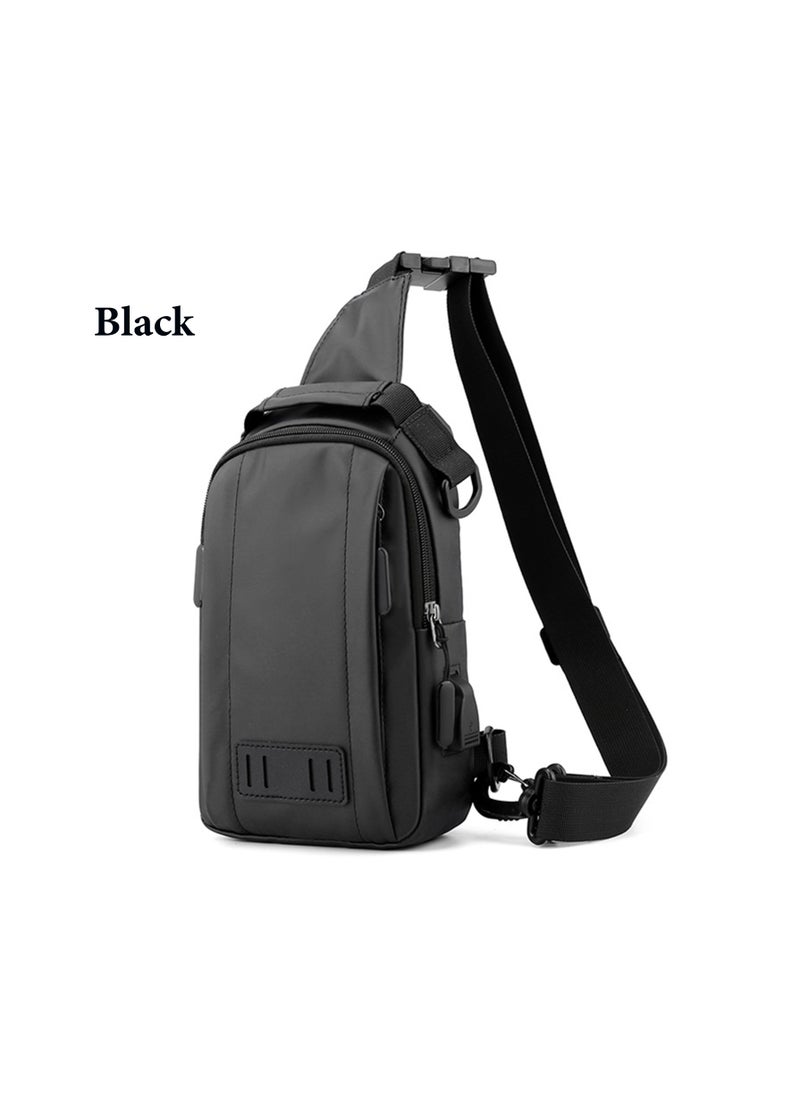 Generic - Waterproof Crossbody Bag - Black - Image 1
