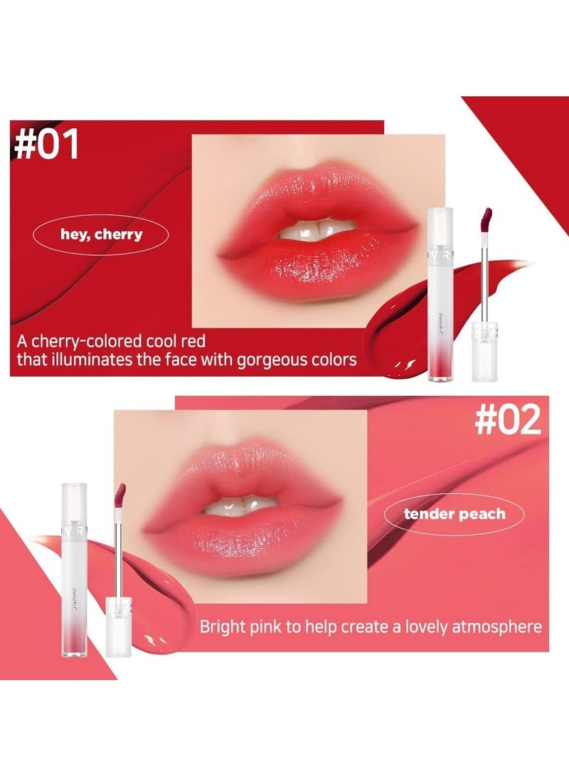 Peach C River Glow Lip Gloss 01 Cherry original - Image 5