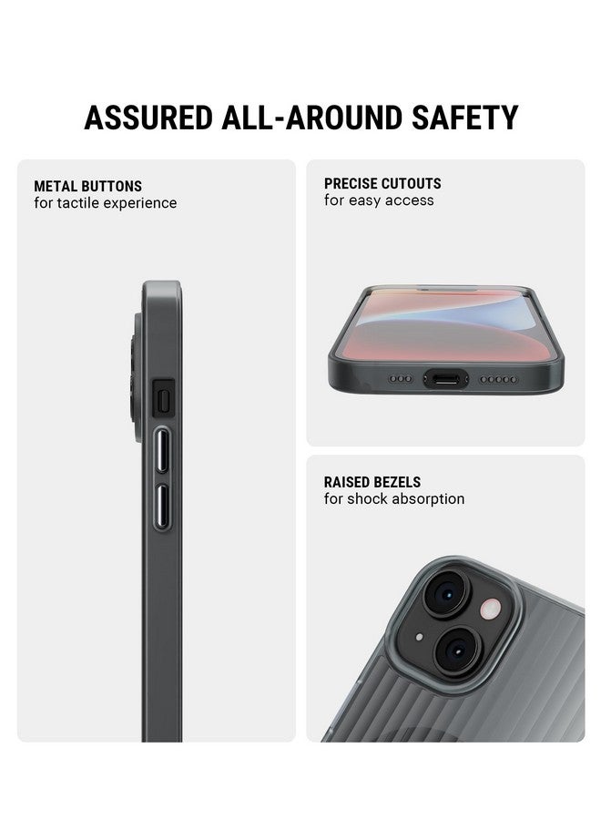 دايلي أوبجيكتز غطاء حماية مغناطيسي من البولي كربونات من DailyObjects متوافق مع iPhone 13 | MagSafe | حماية الكاميرا والجسم | مضاد للصدمات ومقاوم للخدش | فتحات دقيقة بتصميم عصري | شحن لاسلكي أبيض - Image 4