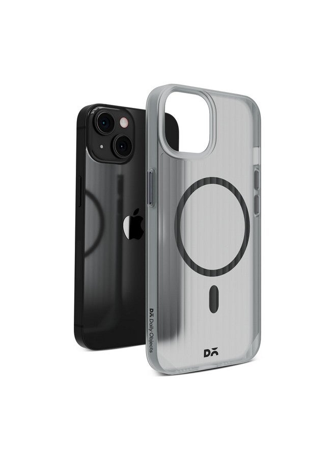 دايلي أوبجيكتز غطاء حماية مغناطيسي من البولي كربونات من DailyObjects متوافق مع iPhone 13 | MagSafe | حماية الكاميرا والجسم | مضاد للصدمات ومقاوم للخدش | فتحات دقيقة بتصميم عصري | شحن لاسلكي أبيض - Image 3