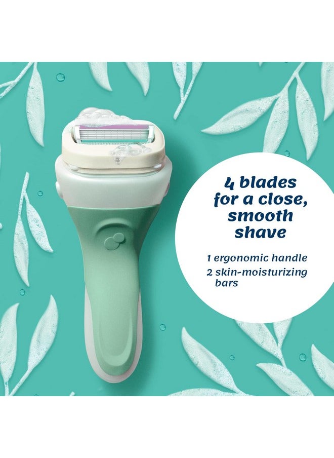 Intuition Schick Intuition Razors for Women with Sensitive Skin | 1 Razor & 4 Intuition Razor Blades Refill with Organic Aloe  - Image 4