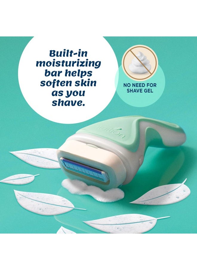 Intuition Schick Intuition Razors for Women with Sensitive Skin | 1 Razor & 4 Intuition Razor Blades Refill with Organic Aloe  - Image 3