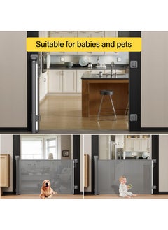 Babepai Baby Gate For Stairs 𝐍𝐨 𝐃𝐫𝐢𝐥𝐥 Punch Free Retractable Baby Gates Extends To 54" Wide 34" Tall Reractable Dog Gate For Doorways Stair Gate For Outdoor Indoor Hallways Deck Porch - pzsku/Z00DA41F4D5641F0AE288Z/45/_/1724415685/f8053e17-95db-4f71-9a96-78e27ea35bb1