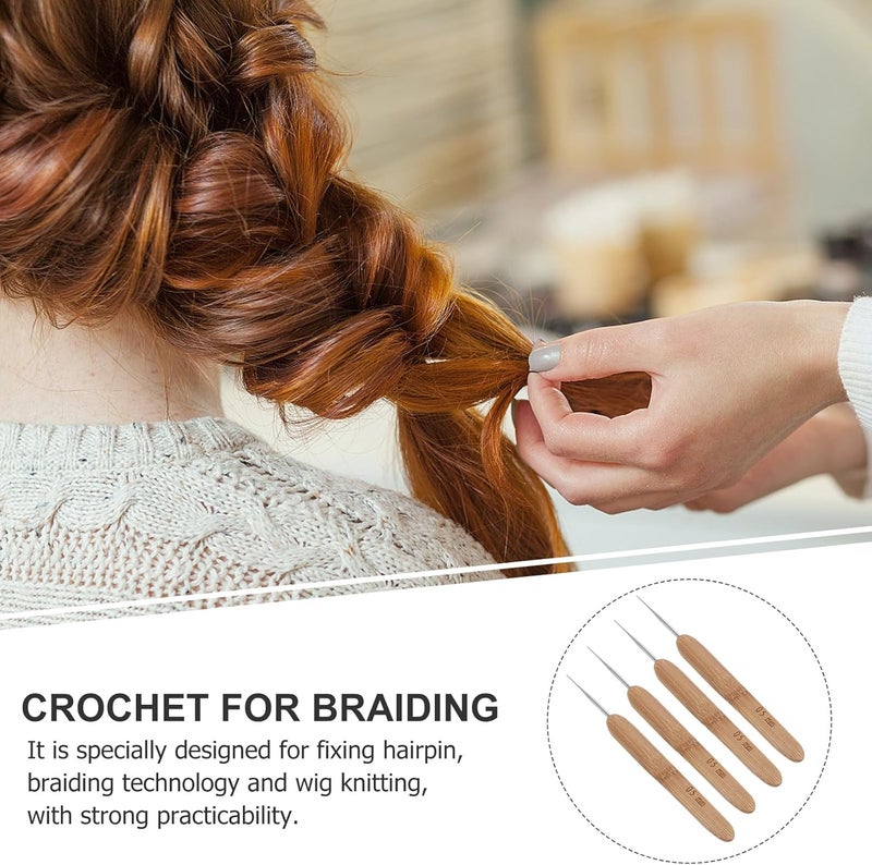 ABOOFAN 5Mm Single Head Hair Dreadlocks Crochet Hook Needle for Braid Craft with Handle, Hairdressing Tool Suitable for Professional and Home Use - Image 3