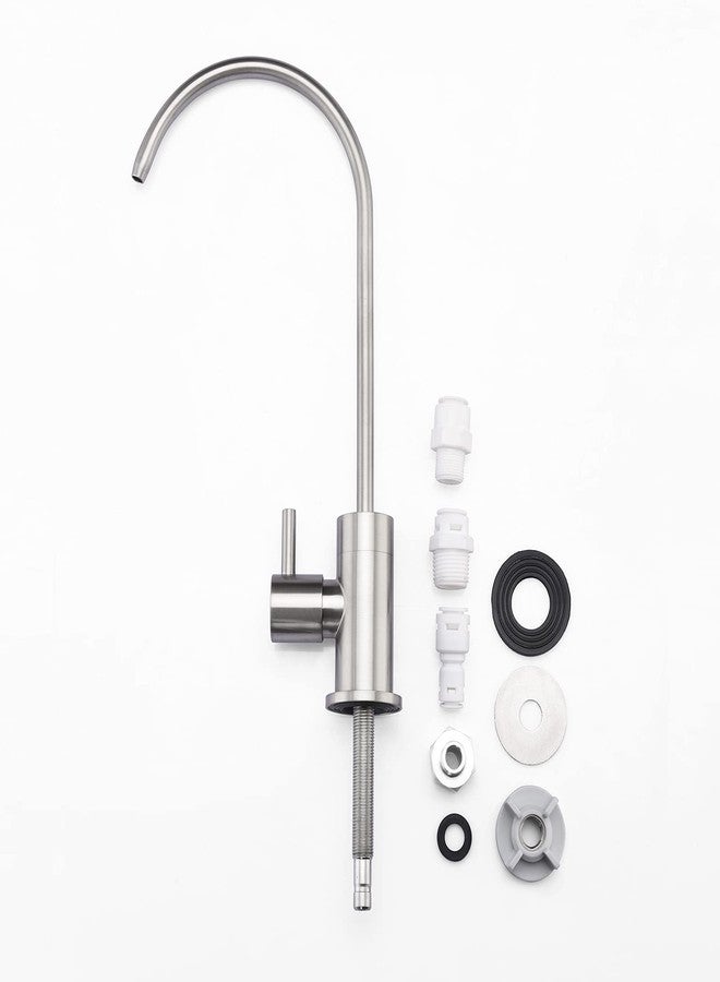 Kablle Drinking Water Faucet for Kitchen Sink, Reverse Osmosis Water Filtration Faucet for Bar Sink, Brushed Nickel and Stainless Steel, B06 - Image 5