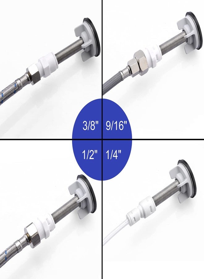 Kablle Drinking Water Faucet for Kitchen Sink, Reverse Osmosis Water Filtration Faucet for Bar Sink, Brushed Nickel and Stainless Steel, B06 - Image 4