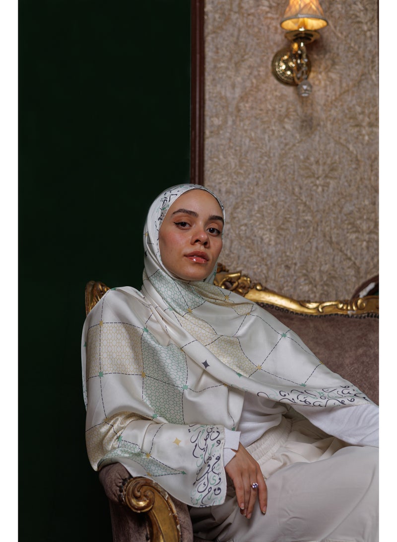 Lavezzi Satin Hijab Scarf – Soft Silky Satin, Elegant Shiny Finish For Ramadan & Eid - Image 3