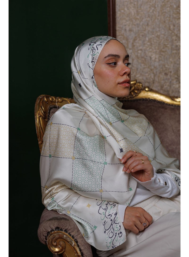Lavezzi Satin Hijab Scarf – Soft Silky Satin, Elegant Shiny Finish For Ramadan & Eid - Image 1