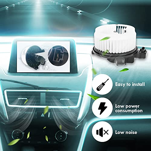 Tnyeobae AC Heater Blower Motor Assembly, Blower Motor with Fan Fit for 2007-2017 Ford Edge, 2013-2017 Ford Fusion, Replaces 15-80644 79310STKA41, 5191345AA, Fit for Left Hand Drive - Image 2