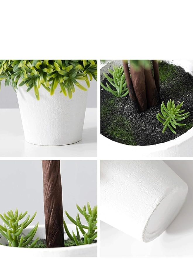 erorex Artificial Tree In White Pot 30Cm  - Image 2