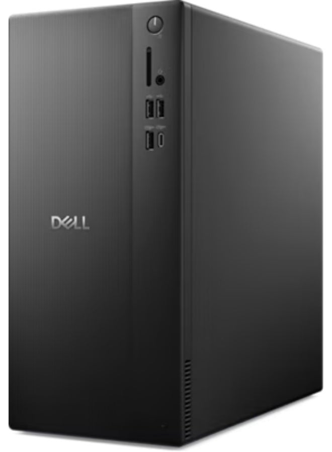 ديل Pro Tower Essential QVT1260 With Intel Core i7-14700 Processor/16GB RAM DDR5/512GB SDD/Intel UHD Graphics 770/DOS(Without Windows)/ Black - Image 1