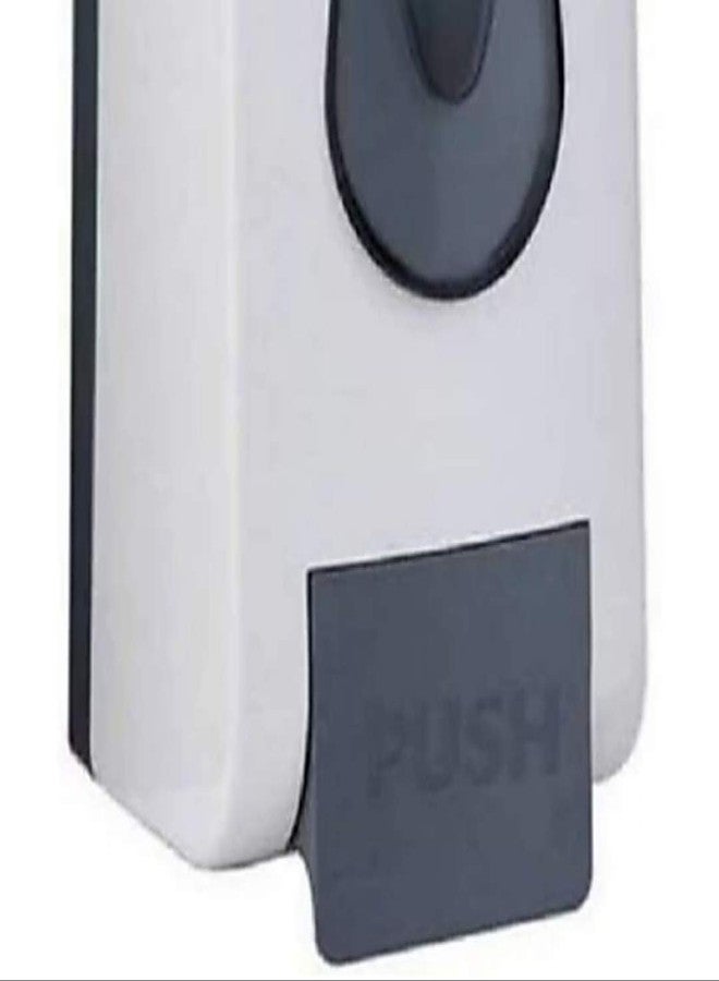 LE Soap Dispenser (PS-Wh) Wall Mounted Glossy White 350ML Bathroom Soap Dispenser Heavy Duty Abs Plastic Suitable for Soap/Shampoo/Conditioner (White) - Image 5